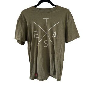 Tumbleweed Texas Green Big X Texas Short Sleeve T Shirt Medium